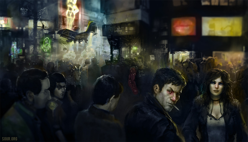 Illustration for article titled The Most Beautiful Art Based on William Gibson's Neuromancer